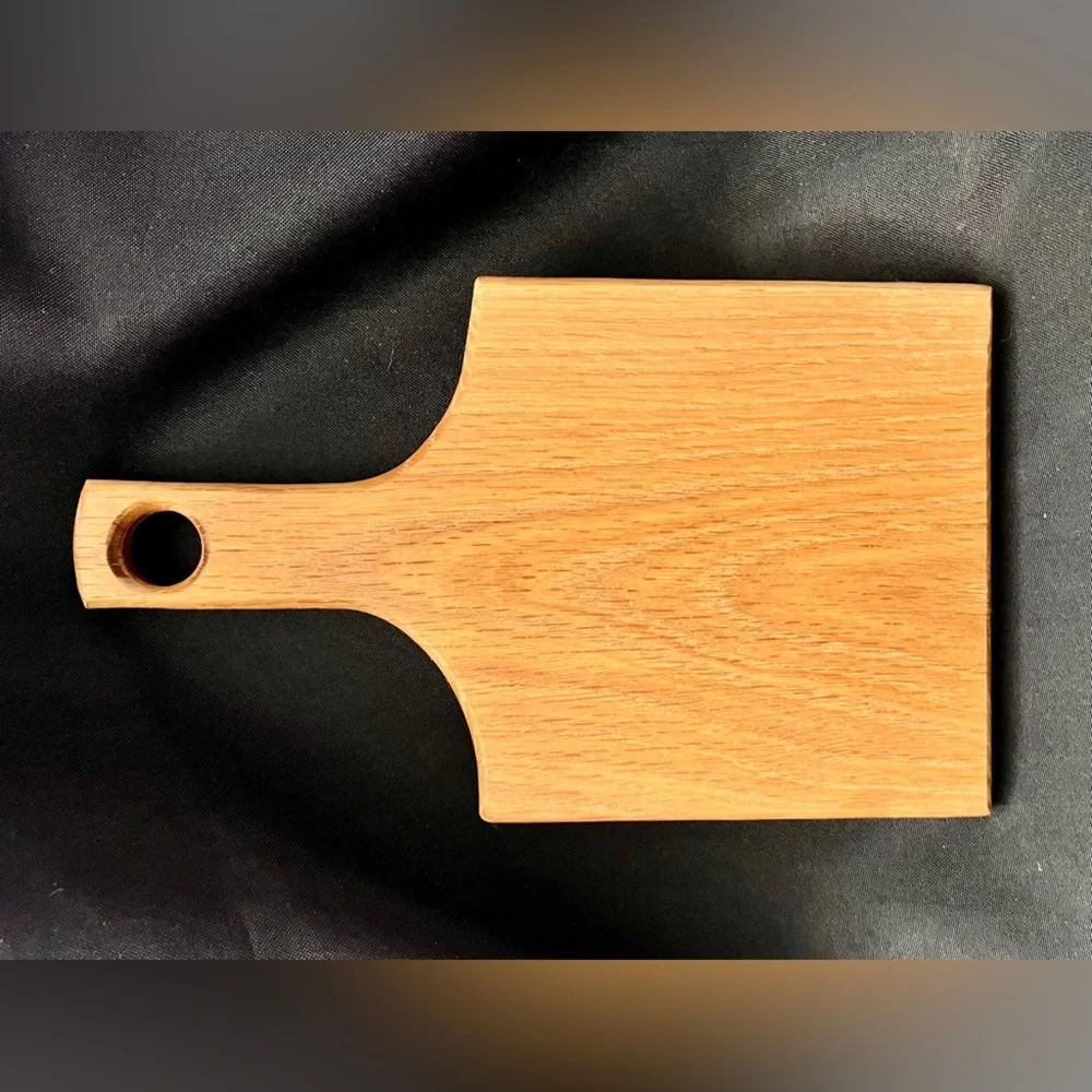 Handmade Oak Cutting Board & Bread Bow Knife Set New Sourdough Slicer Gift Set